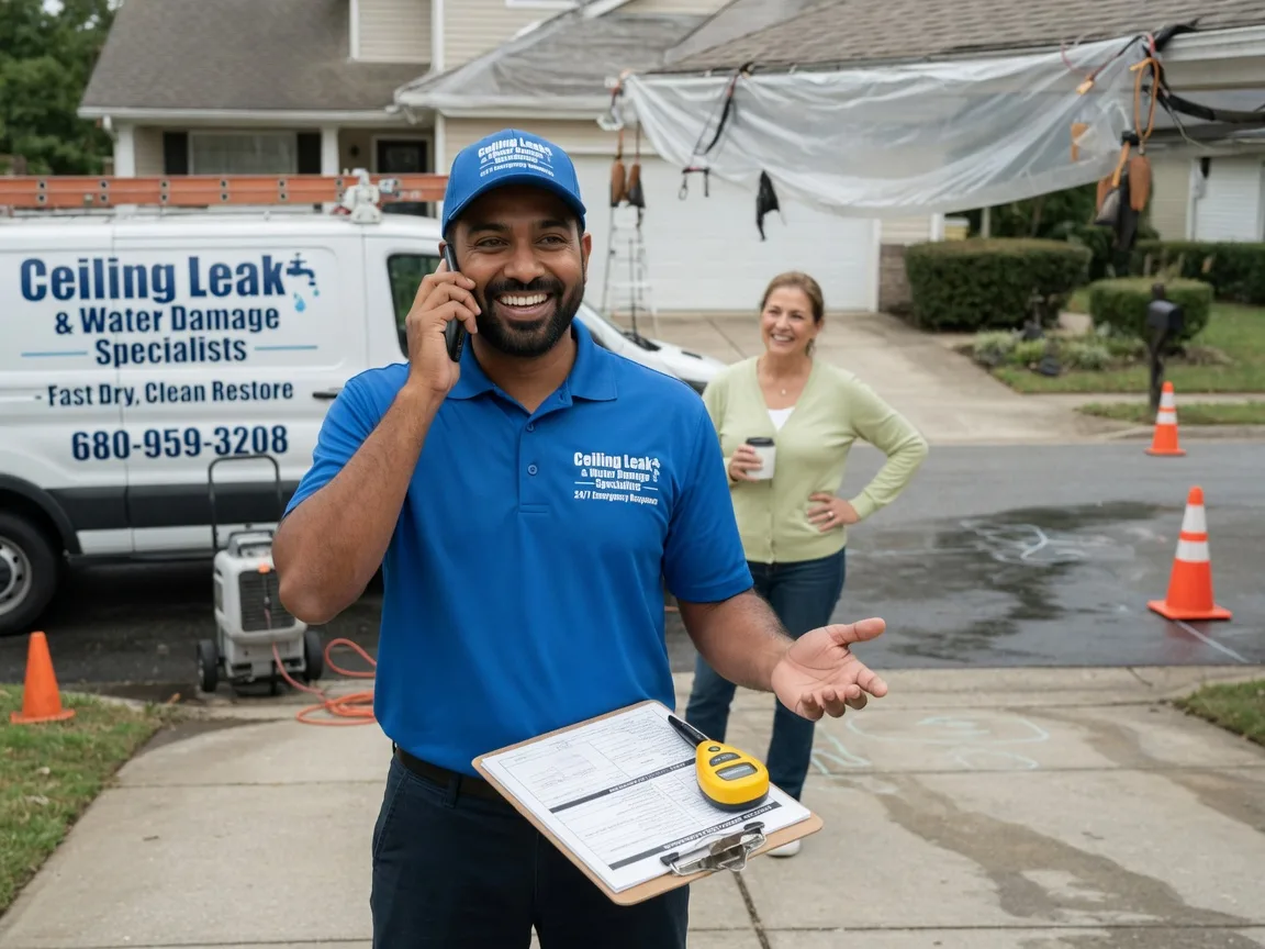 Ceiling Leak Cleanup Durant, OK FAQs